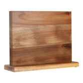 Aomiesen magnetic-suction knife block securely holds blades.