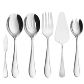 AOOSY slotted spoon for precise portioning and serving sauces.