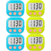 AOUCE classroom timer blue-green front view with a large display for easy reading