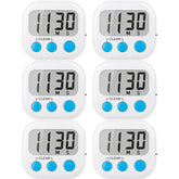 AOUCE six-pack digital kitchen timer with compact design for precise cooking