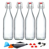 AOZITA 1L swing-top bottle with airtight seal for safe fermentation and storage.