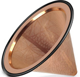 Apace Living chemex-compatible filter showcases clean, rich coffee with easy cleanup.