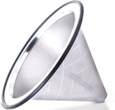Apace Living coffee dripper with wide metal base for stable pour-over brewing