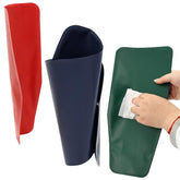 AQOYNQ 3Pcs flexible oil funnels red for precise, drip-free transfers.