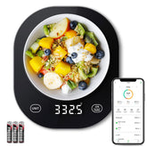 Arboleaf Smart Scale tare function enabling precise ingredient weighing for recipes.