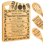 Aremdys grandma gifts cutting board set—a thoughtful keepsake from grandkids.