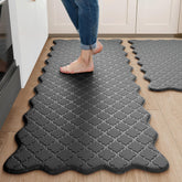 Arenarug scalloped-embossed kitchen mat 17x30 for sink comfort