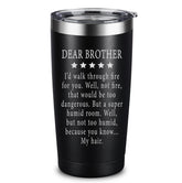 ARIABLE engraved tumbler design on a sleek black 20oz mug for gifting.