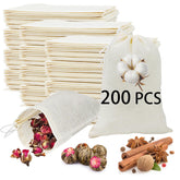 ARKBAODAN spice bags 3x4 natural cotton for cooking and flavor filtration.