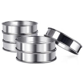 ARRITZ 4-inch English muffin rings create uniform muffins and crumpets.