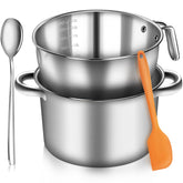 Artcome dual-handle pot for stable double boiler tasks and easy lifting