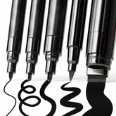 Artistro 5 Black Paint Pen on glass for quick, opaque markings and glossy finish