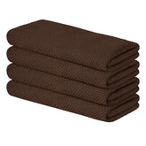 Artoid Mode dark coffee dish cloths with 13x28 inch size for quick drying and gentle cookware care.