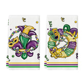 Artoid Mode iris jewelry mask towel motif for stylish seasonal decor.