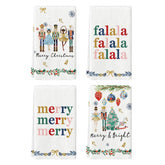 Artoid Mode Nutcrackers towels with festive holiday pattern for quick kitchen drying and absorbency.
