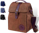 ASEBBO insulated lunch bag with 10L capacity for on-the-go meals.