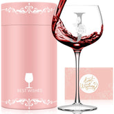 Astonlink initial A-Z wine glass with monogram for a personalized gift