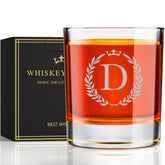 Astonlink A-Z engraved rocks glass—personalized keepsake for whiskey lovers