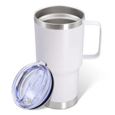ATQTQ 20oz tumbler with handle and lid for easy travel