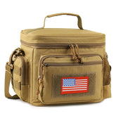 ATRIPACK lunch box in brown with large capacity for meals on the go.