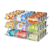 Attelite can organizer pantry 3-tier rolling rack for easy can access