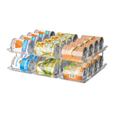 Attelite can organizer pantry with interlocking design for space-saving storage