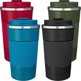 ATZNZIK 4-pack insulated mugs in bold colors for daily home coffee