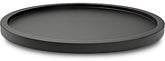 AUAM 10-inch Black Bamboo Lazy Susan top view shows smooth rotation and sturdy build.