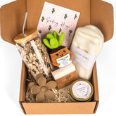 AUOVKOCA get-well giftbox with floral coffee cup for cozy moments