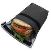 AURAUS insulated snack bag with closed lid helps keep snacks fresh on the go.