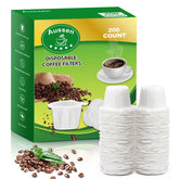 Aussen disposable Keurig filter paper inserts into cups for quick, mess-free brews.
