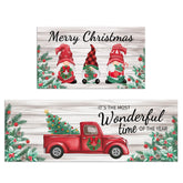 AUSTAB Christmas kitchen rug with tree-truck design adds festive style to kitchens