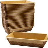 Avant Grub chef-grade 1lb loaf pans, 25-pack, ideal for catering.