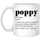 Averaze Poppy Definition Mug front view, durable ceramic for daily coffee rituals.