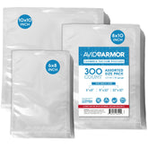 Avid Armor chamber vacuum bags 6x8 inches showing durable 3.5 mil thickness for versatile portions.
