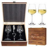 AW BRIDAL new-home wine glasses 12oz for toasts in a cozy new living space
