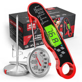AWLKIM digital instant-read thermometer for fast, precise temps on steaks.