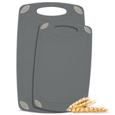 AXIOM CREATIONS large cutting board from wheat straw, ideal for meal prep and versatile chopping.