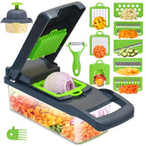 AYAT MARKETPLACE Vegetable Chopper container front view with large capacity for prep.