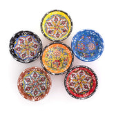 Ayennur Turkish ceramic pinch bowls set of 6 for elegant charcuterie presentation