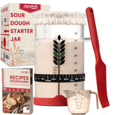 Ayerphalo sourdough starter kit 38oz with jar for simple feeding and mixing
