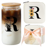 AYGXU glass travel jewelry box with bamboo lid keeps items secure on trips.