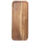 Ayiaren acacia charcuterie board rectangle ready for appetizers and cheese.