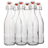 AYL flip-top glass bottle 1L demonstrates durable glass for long-lasting use.