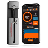 AYMDKI upgraded smart Bluetooth thermometer probe with real-time reading for perfect doneness