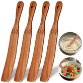 Azureblue 4-piece skinny spurtle set ready for precise jar stirring