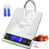 BACK KTCL Cooking Master scale, top view with precise readout for ingredients.