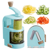 Badelite 4-in-1 spiralizer with rotating blades for versatile veggie cuts.