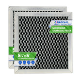 Bagean microwave charcoal filter front view showing 8206230A compatibility