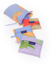 Baggu women's standard 3-pack in Japanese Produce print, versatile grocery tote